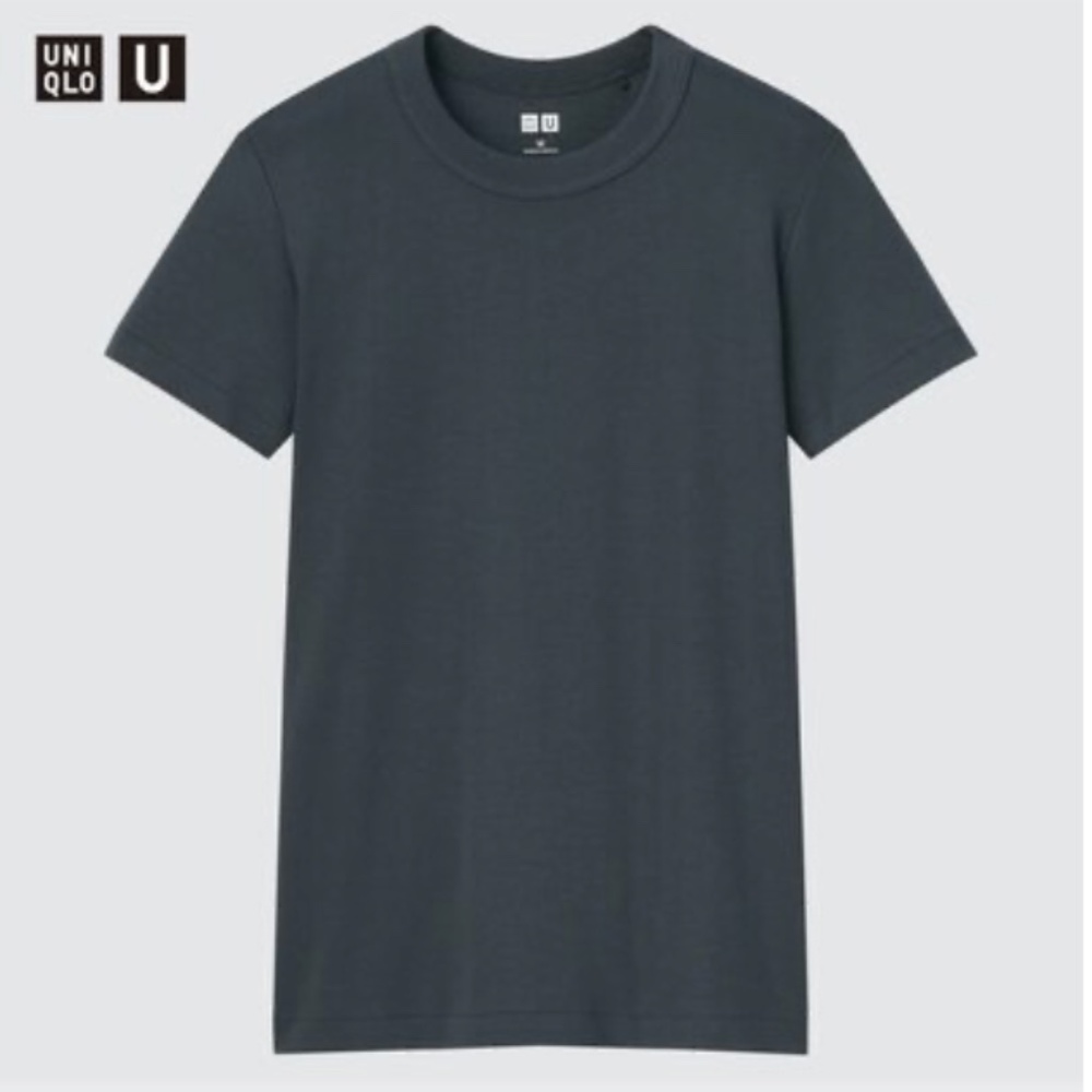 Uniqlo U Crew Neck Short-Sleeve T-Shirt, Dark Grey, Size Small, Like NEW!